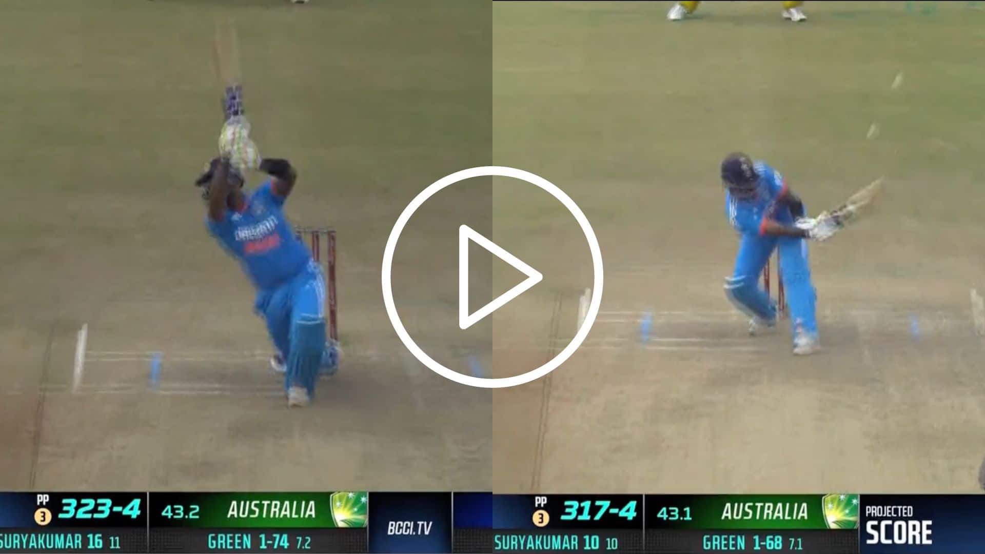 [Watch] Suryakumar Yadav Smashes 4 Consecutive Sixes Off Cameron Green In 2nd ODI